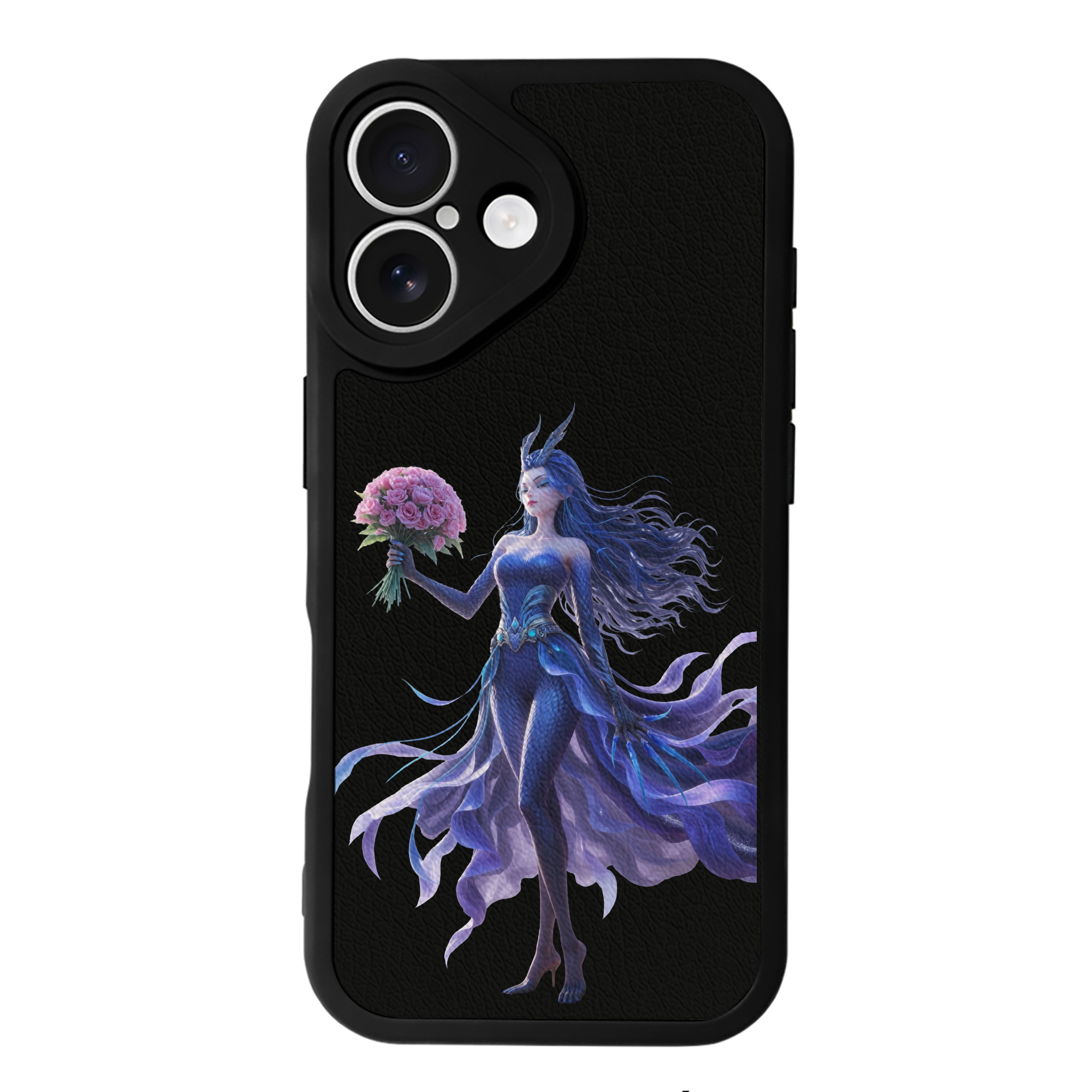 （画像用） Ne Zha 2 ナタ 魔童の大暴れ 【iPhone 16シリーズ対応】シリコンスマホケース（レザー調） 材質：シリコン